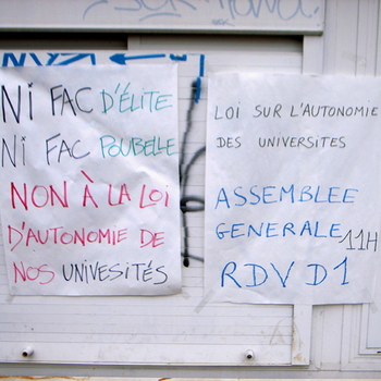 Fac de Nanterre nov.2007