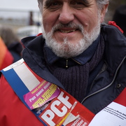élu PCF manifestant