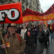 Manifestation intersyndicale 6 mars 2008