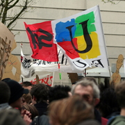 Manifestation devant la Préfecture des Yvelines