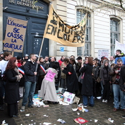 Manifestation pour la sauvegarde de l'Education nationale 28 mars 2008