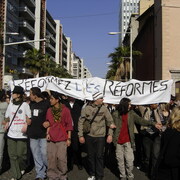 Manifestation lycéens à Toulon le 1er avril 2008