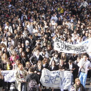 Manifestation lycéens à Toulon le 1er avril 2008