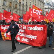 cortège CGT manif du 5 avril