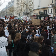 Manifestation lycéenne du 8 avril 2008