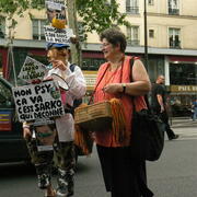 Manifestation contre la réforme des retraites .22 mai 2008.Paris