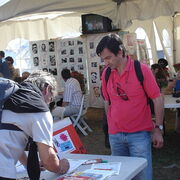 Fête Huma 2007 stand Etampes