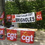 Journée de défense des services publics à Brignoles (83) samedi 14 juin 2008