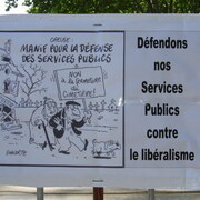 Journée de défense des services publics à Brignoles (83) samedi 14 juin 2008