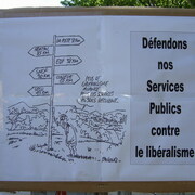 Journée de défense des services publics à Brignoles (83) samedi 14 juin 2008
