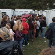 Un stand très fréquenté