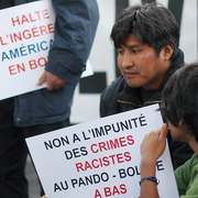 Solidarité avec Evo Morales