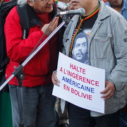 Solidarité avec Evo Morales