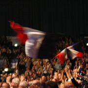 Rassemblement des partisans de Ségolène Royal, le 27 septembre 2008, au Zénith de Paris