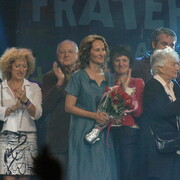 Rassemblement des partisans de Ségolène Royal, le 27 septembre 2008, au Zénith de Paris