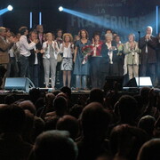 Rassemblement des partisans de Ségolène Royal, le 27 septembre 2008, au Zénith de Paris