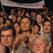 Rassemblement des partisans de Ségolène Royal, le 27 septembre 2008, au Zénith de Paris