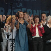 Rassemblement des partisans de Ségolène Royal, le 27 septembre 2008, au Zénith de Paris