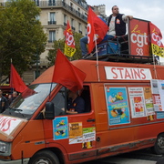 Le char rouge de Stains