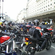 Paris 23/02/07 Motards en colère