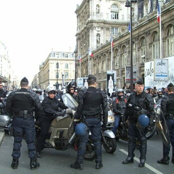 Motards en colère Paris 23/02/07