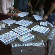 Asuncion Les bulletins de vote