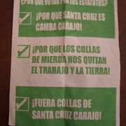 Santa Cruz affiche raciste