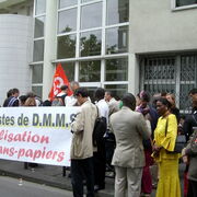 Salariés sans papiers de DMMS (Paris 20e)