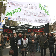Manif éducation Le Havre 20 11 08