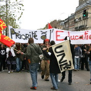 Manif éducation Le Havre 20 11 08