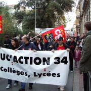 Montpellier : manifestation de défense du SP de l'éducation 20 novembre 2008