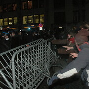 Rassemblement en solidarité avec la jeunesse de Grèce, 12 décembre 2008, à Paris