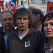 Pierre Marsaleix (FSU) et Annick Coupé (Sud)