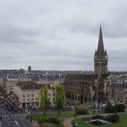 cortège du 1er mai vu du château