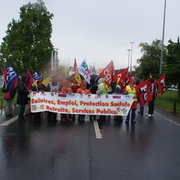 Caen, tête de manif