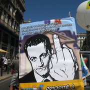 Les étudiants et Sarko