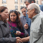 Fadwa Barghouti accueilli par Saad Abssi