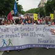 Carré de tête Marche Mondiale Femmes 12 juin 2010 Paris