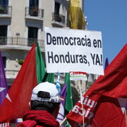 Démocratie au honduras!
