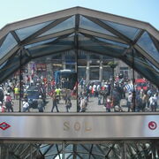 Fin de la manif, Plaza del Sol