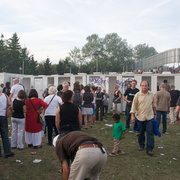 Stand très fréquenté