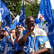 Manifestation intersyndicale contre le projet de réforme des retraites, Place de la République, Paris, 27 mai 2010