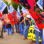 MANIF A RODEZ AVEYRON