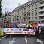 Caen, tête de cortège