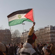Non à la guerre en IRAK, manifestation à PARIS