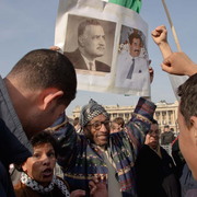 Contre la guerre en IRAK, manifestation à PARIS