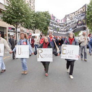 Manifestation à Paris pour la sauvegarde du régime de retraite