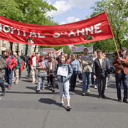 Manifestation à Paris pour la sauvegarde du régime de retraite