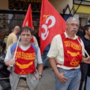 Manifestation à Paris pour la sauvegarde du régime retraite