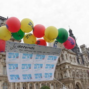 Manifestation à Paris pour la sauvegarde du régime retraite